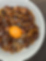 Miso Mushrooms with Udon, Sesame & Raw Egg Yolk | Notorioustasty.com