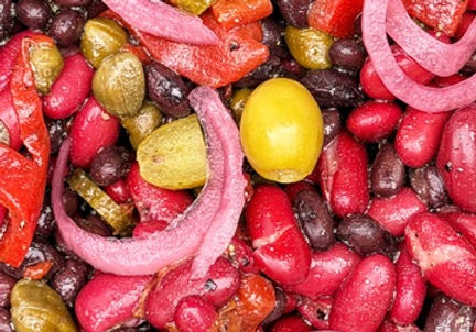 Beans with Cornichos & Olives