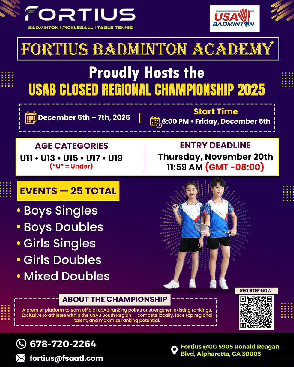 2025 FORTIUS SOUTH CLOSED REGIONAL CHAMPIONSHIPS