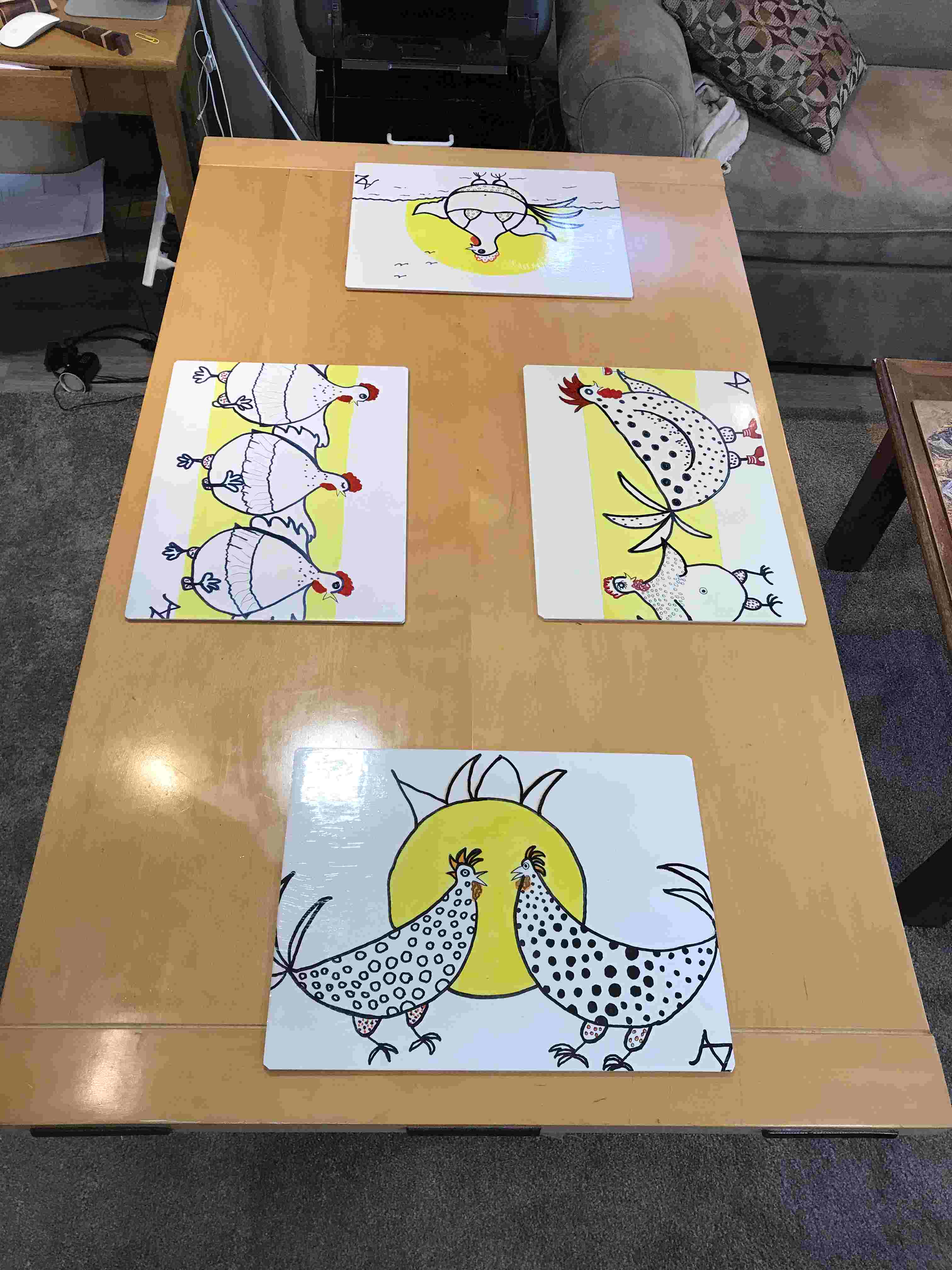 ARTMATS on table - Piet Rutgers