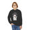 Thumbnail: image of Youth Christmas Snowman Sweatshirt front view in black