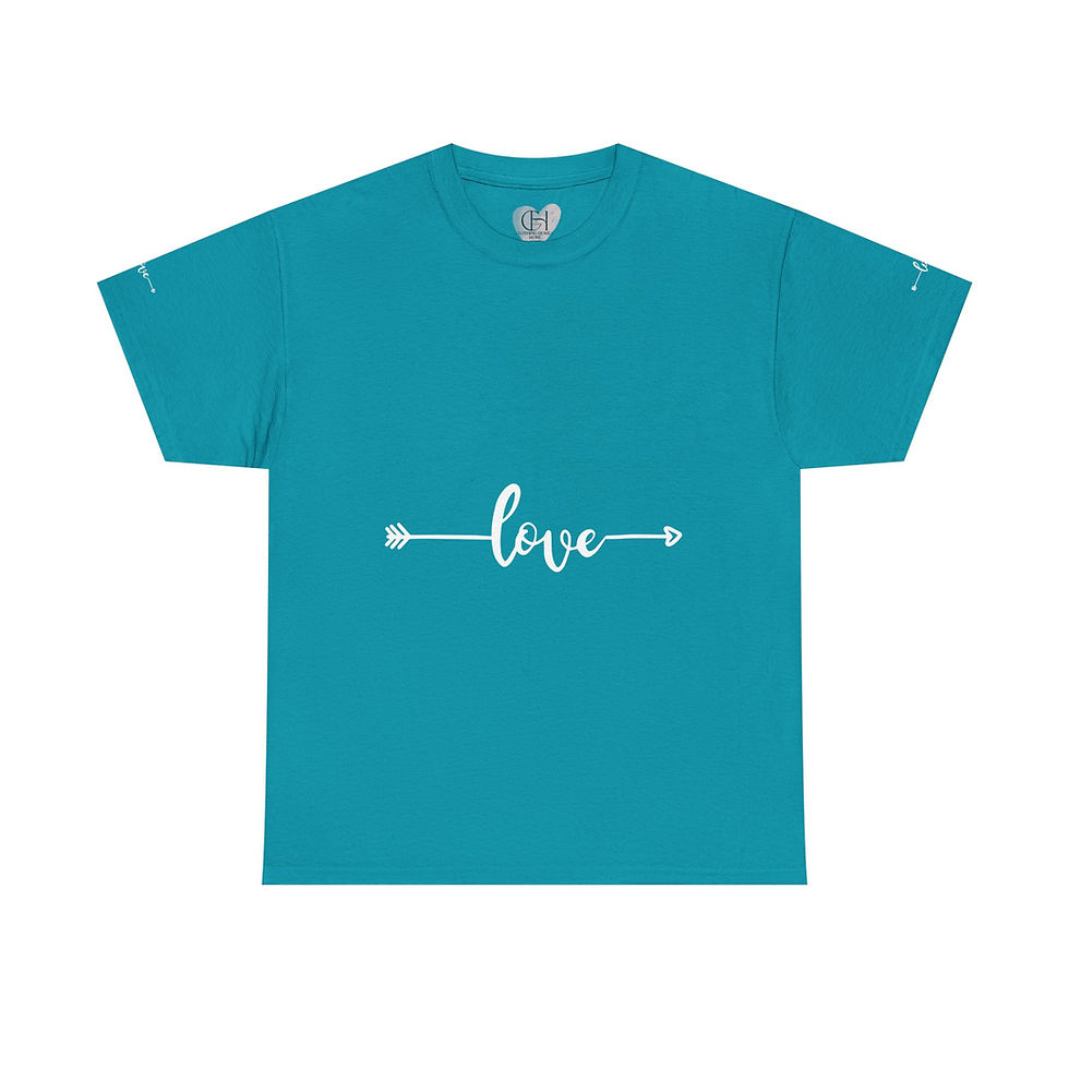 Thumbnail: "love" Unisex Heavy Cotton Tee