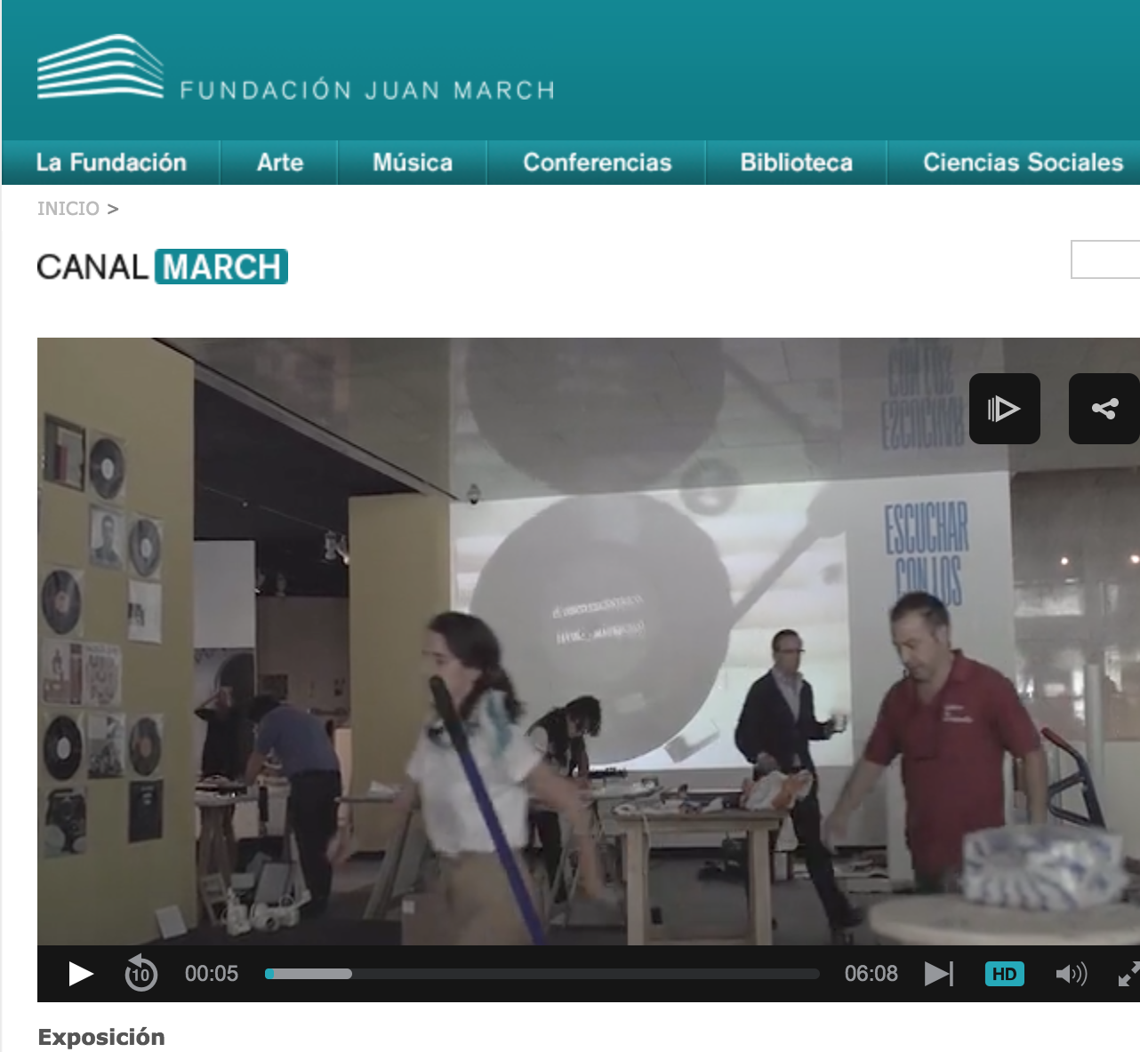 Fundación JUAN MARCH | video