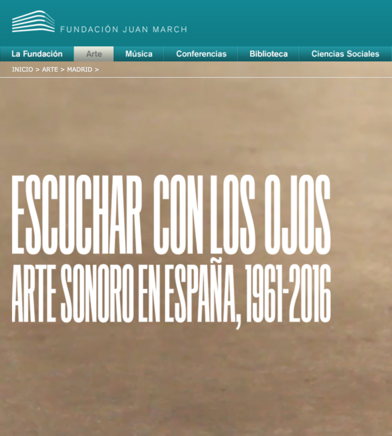 Fundación JUAN MARCH | noticia