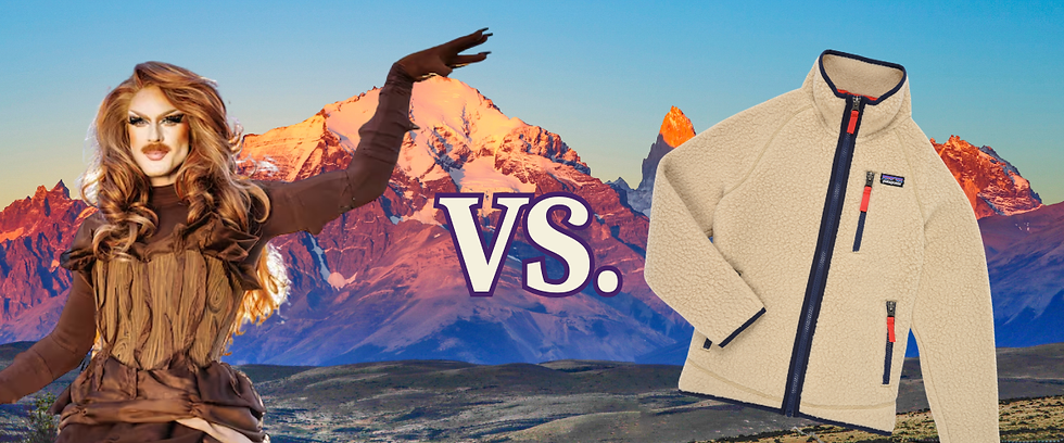 Artwork features images from @pattiegonia and @patagonia