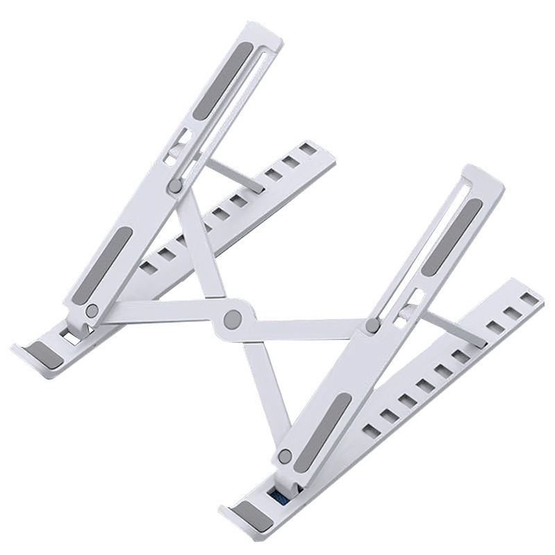 Foldable and adjustable laptop stand with cooling base