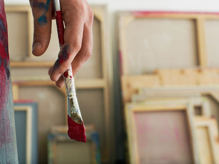 If you find yourself in a difficult situation, why not create a self-portrait?