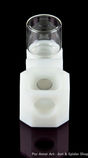Water evaporator module connected to a culture tube connection module.