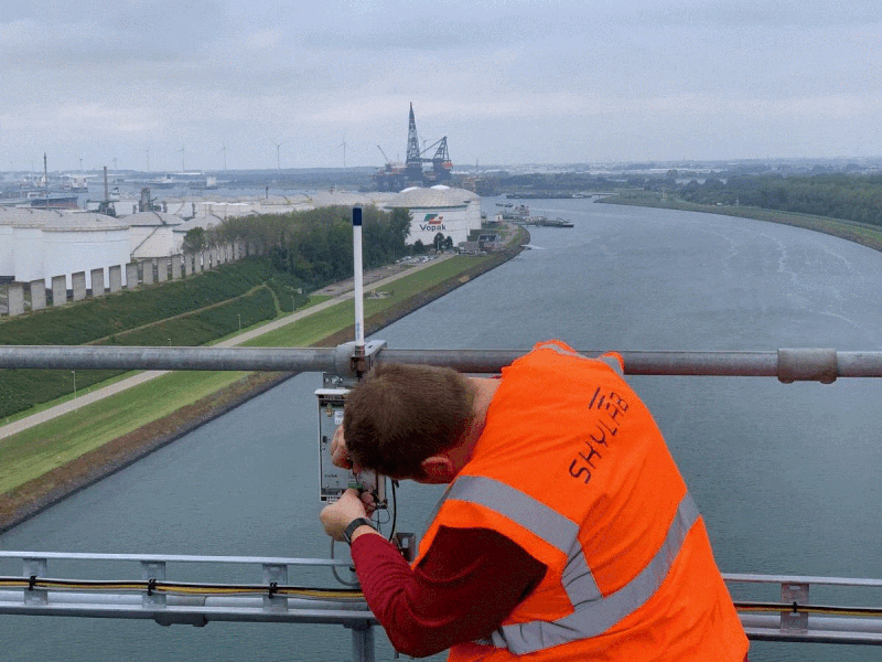 Lora gateway on Calandbrug 