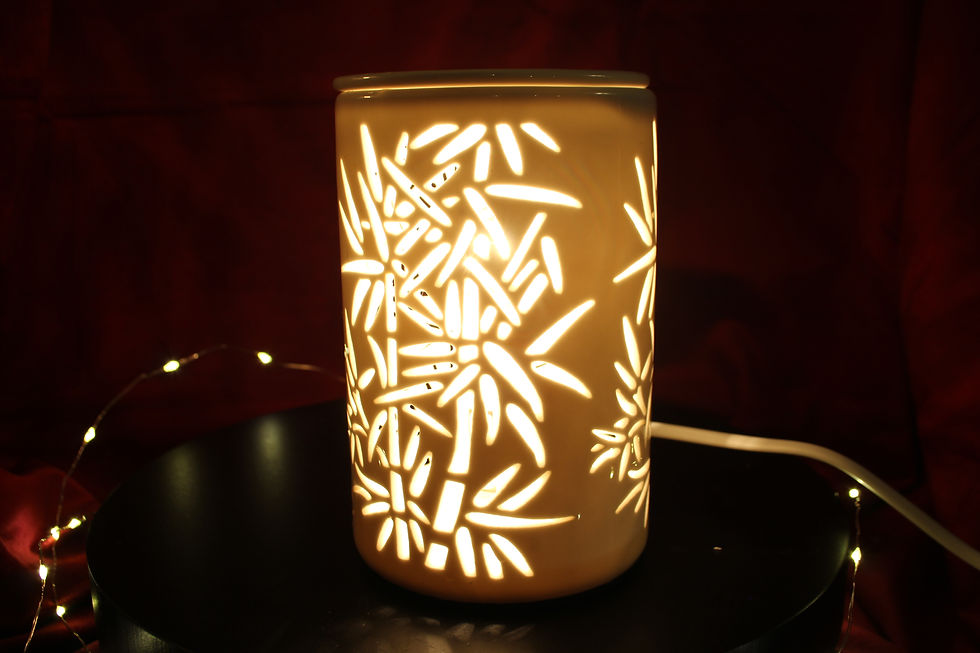 Brûleur électrique - motif Bambou