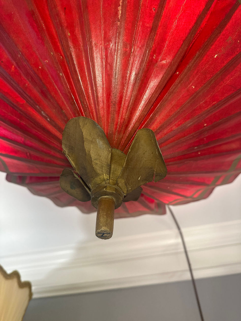 Thumbnail: 1960s parasol umbrella hanging light.