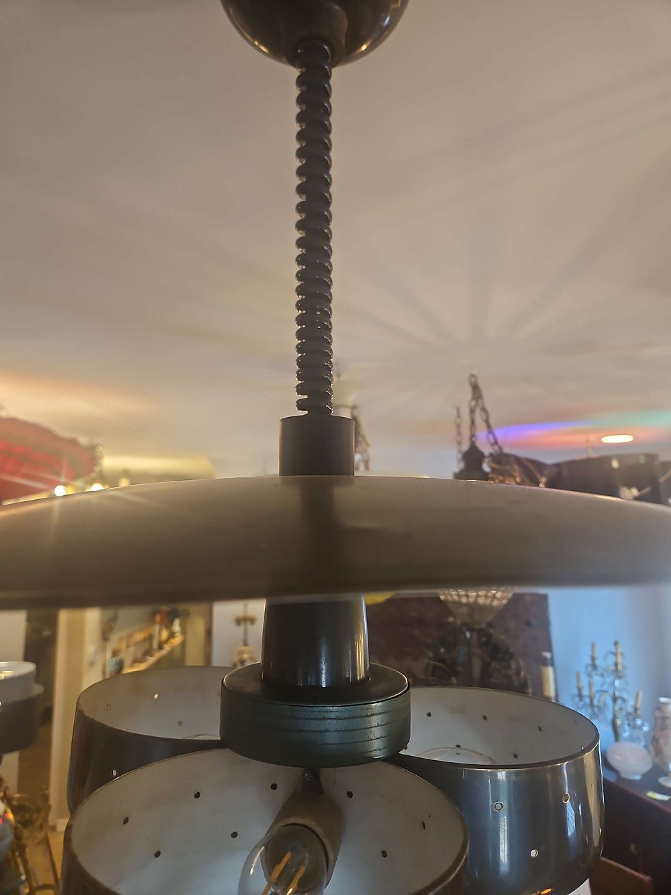 Thumbnail: 1950's Pull-Down Pendant Chandelier