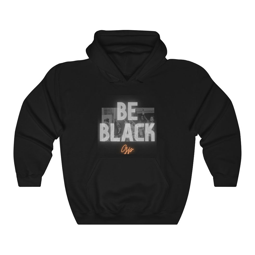 Thumbnail: Be Black Hoodie
