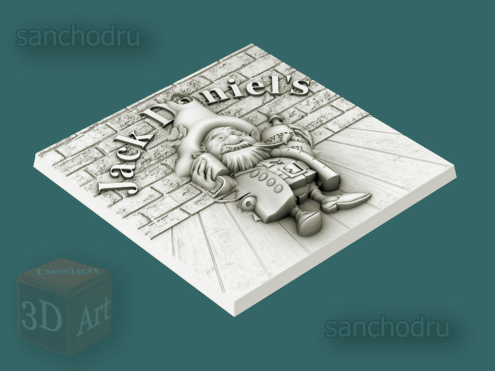 Миниатюра: 3D-STL model "Pirate"