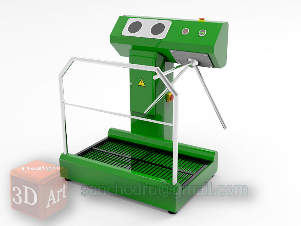 Миниатюра: 3D model "Turnstile"