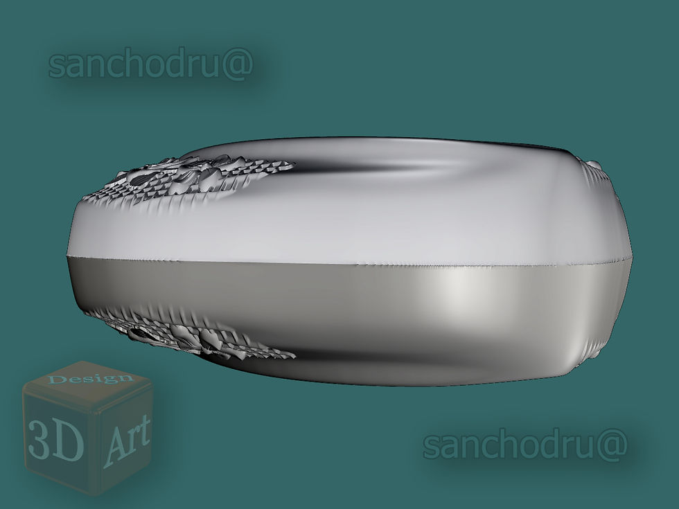 Миниатюра: 3D STL mold for soap "Rose"
