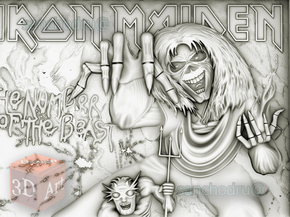 Миниатюра: 3D-STL model "IronMaiden"