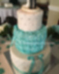 Tiffany Blue Wedding Cake