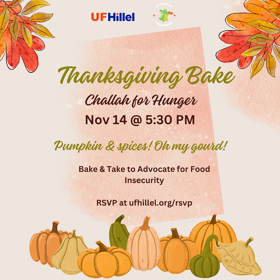 Challah for Hunger Thanksgiving Bake