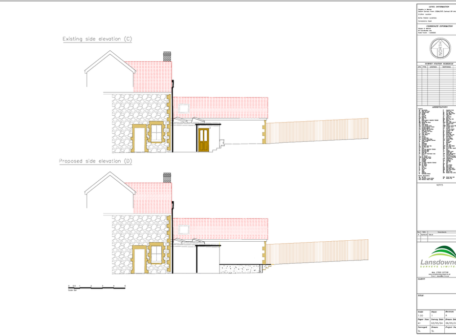 Sections and Elevations example 3