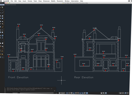 Elevations, Floor Plans & a Topo