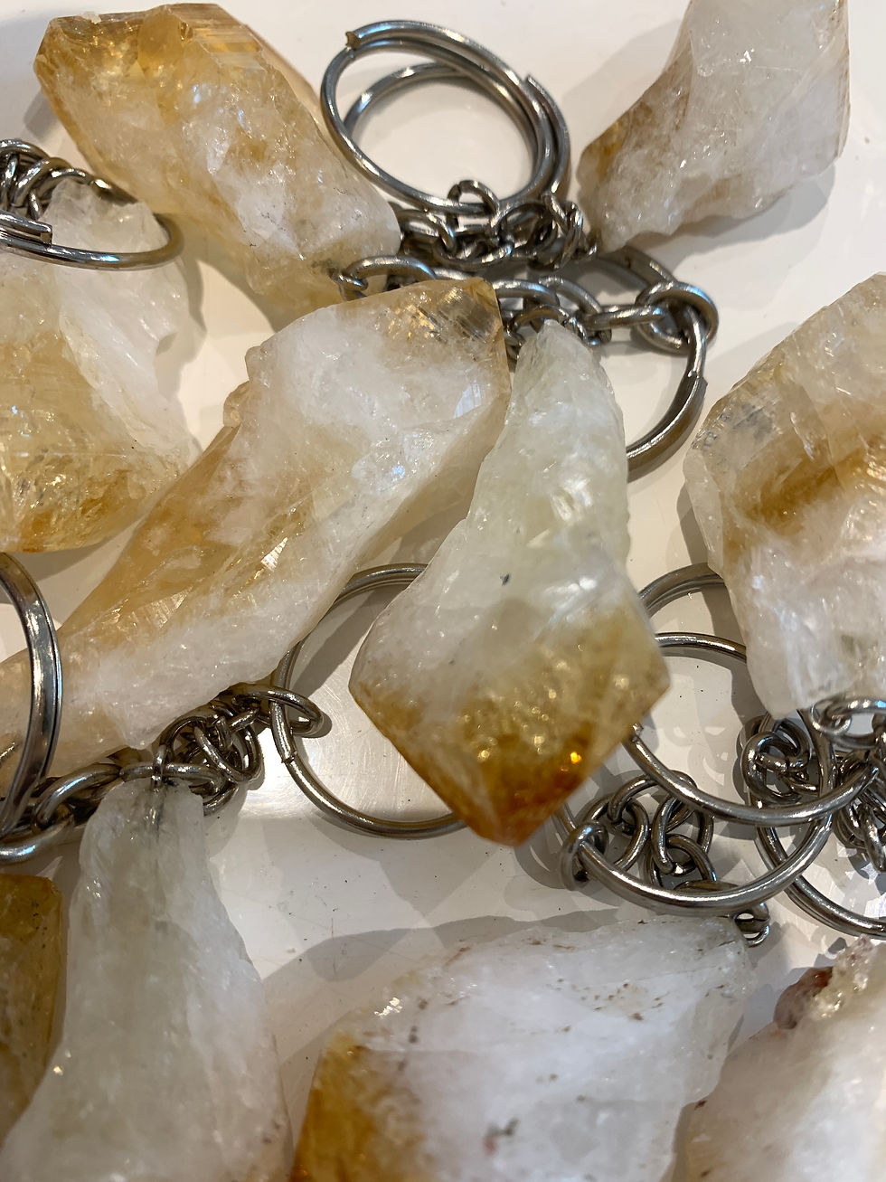Citrine Keyring