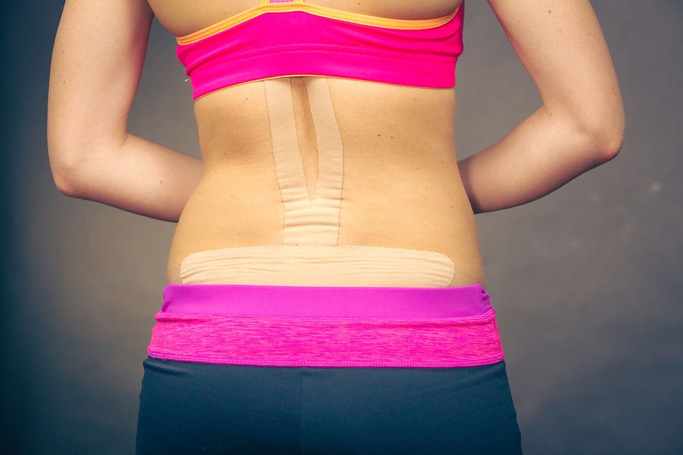 Miniatura: DOLAREN taśma 5 cm x 5 m - Kinesiotaping medyczny, ból, napięcia, przeciążenia