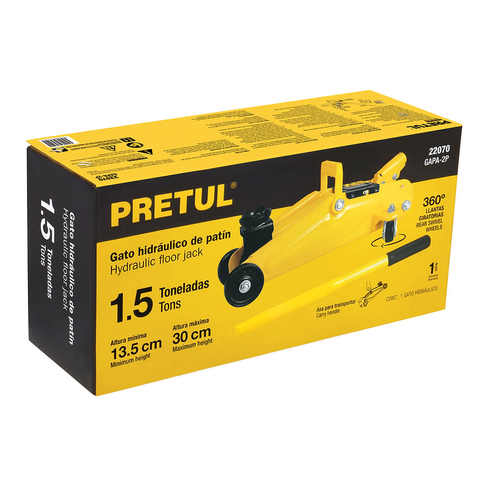 Miniatura: Gato hidráulico de patín 1.5t ,32 movimientos Pretul GAPA-2P