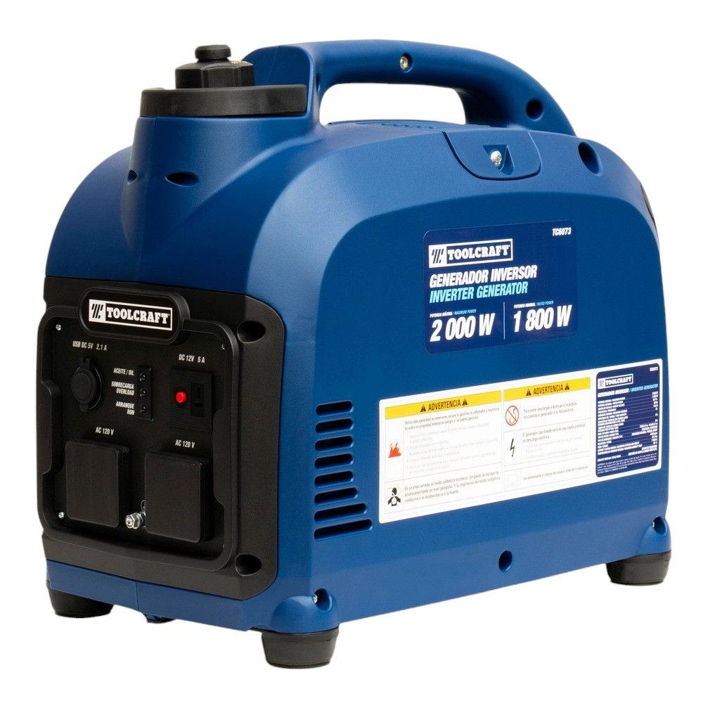 Generador Inversor Eléctrico A Gasolina 2000W Toolcraft TC6073