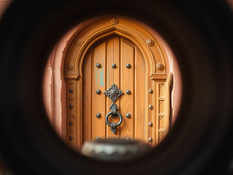 Fotografia concettuale di una porta marocchina per il blog Marocco oltre Instagram.