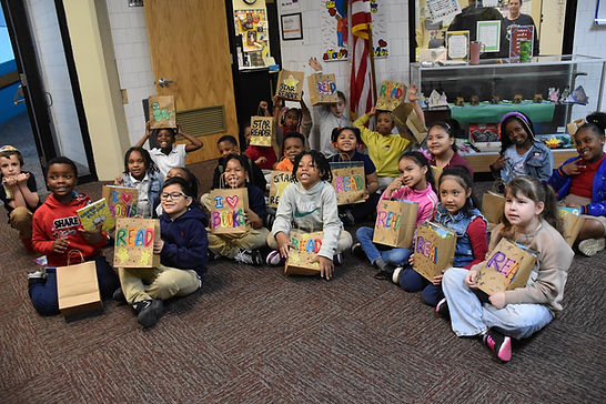 Kids with books!