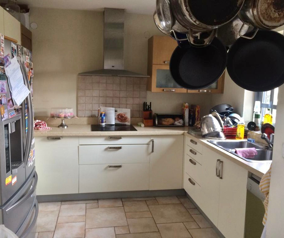 Before Photo Original Kitchen......