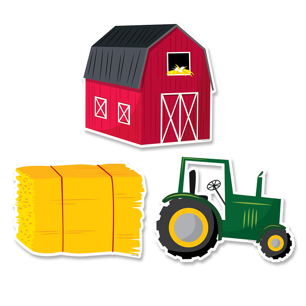 FARM FRIENDS FARM FUN 6 INCH DESIGNER CUT-OUTS