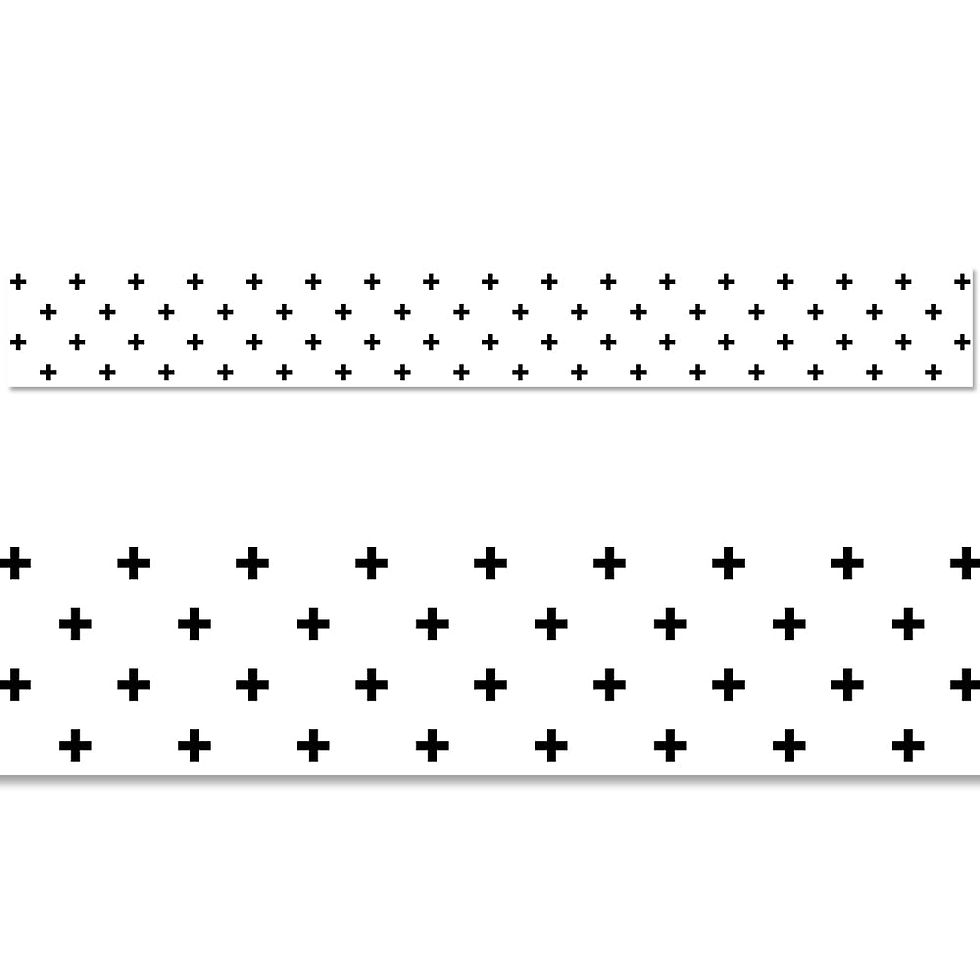 BLACK SWISS CROSS BORDER (CORE DECOR, EZ BORDER)