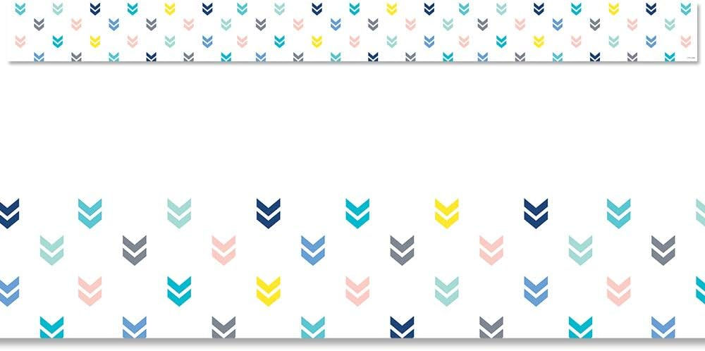 Colorful Mini Chevrons EZ Border (Calm & Cool)