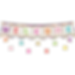 Confetti Pennants Welcome Bulletin Board Display