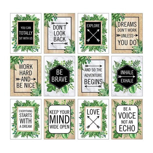 MINI POSTERS: SIMPLY BOHO POSTER SET OF 12 GR 1-6