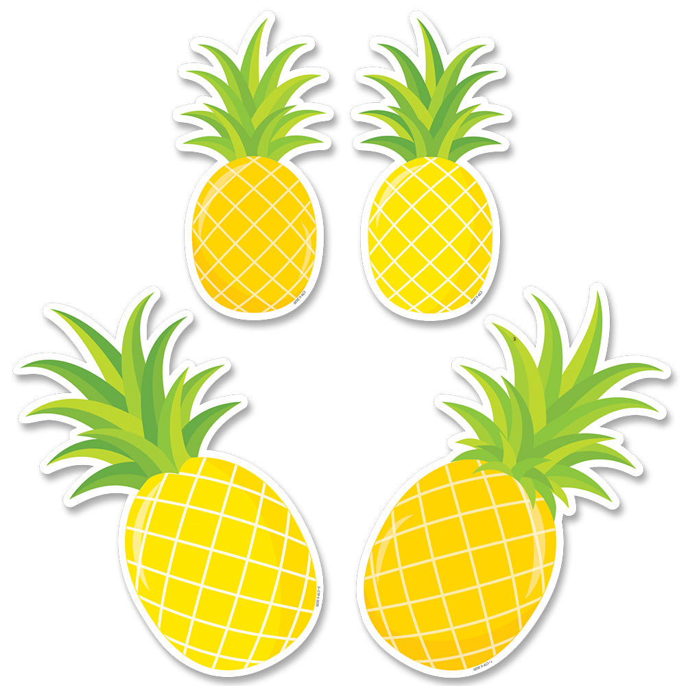 PALM PARADISE PINEAPPLE PARTY 6 INCH DESIGNER CUT-OUTS