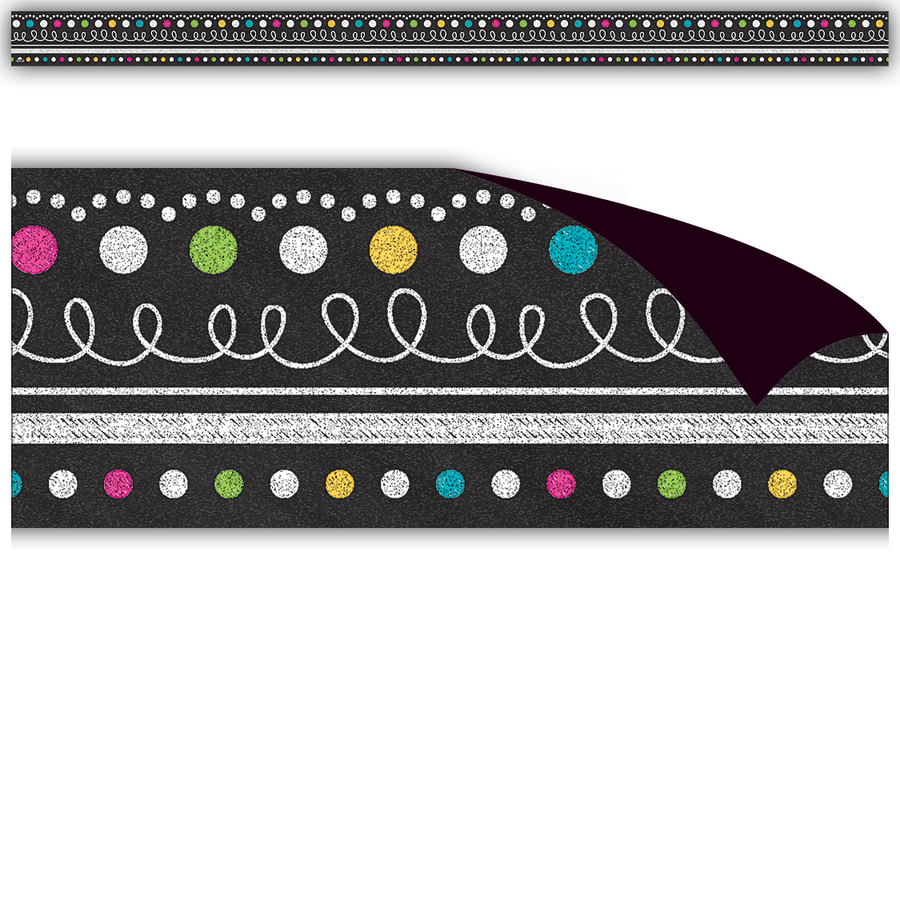 CHALKBOARD BRIGHTS MAGNETIC BORDER