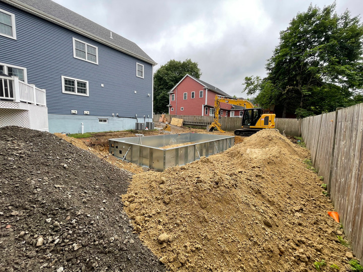 Royalston Splash - Winchester- Pool Area Construction