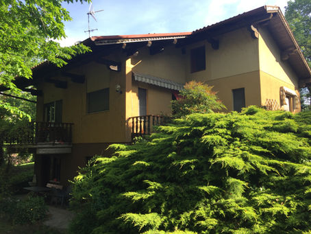 PRIMA E DOPO - DEMORICOSTRUZIONE VILLETTA AL BOSCO DELLA CITTA' DI ROVERETO