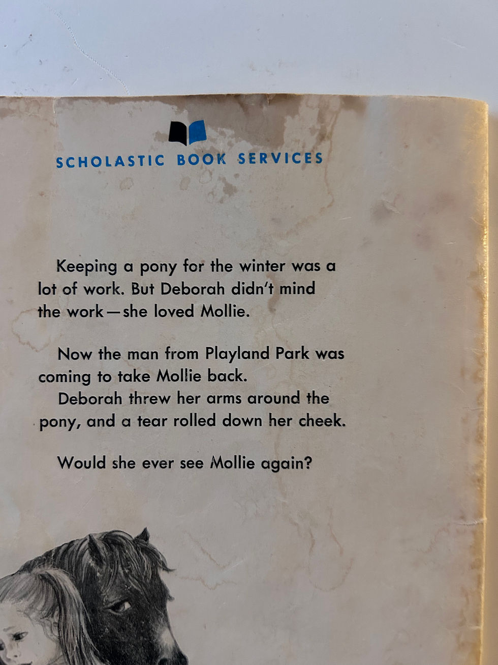 Thumbnail: B11 A Pony for the Winter Vintage Scholastic Book 