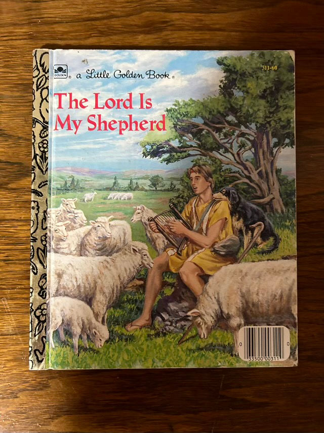B11 The Lord Is My Shepherd Little Golden Book 