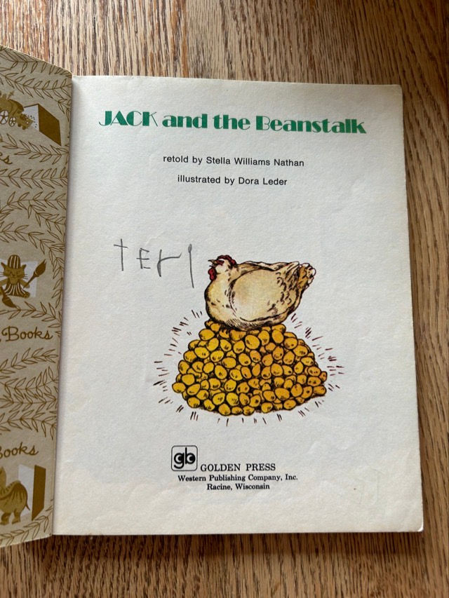 Thumbnail: L7 Jack and the Beanstalk Little Golden Book Weekend Sale