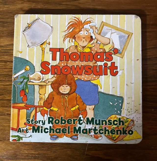 I12 Thomas’ Snowsuit board book