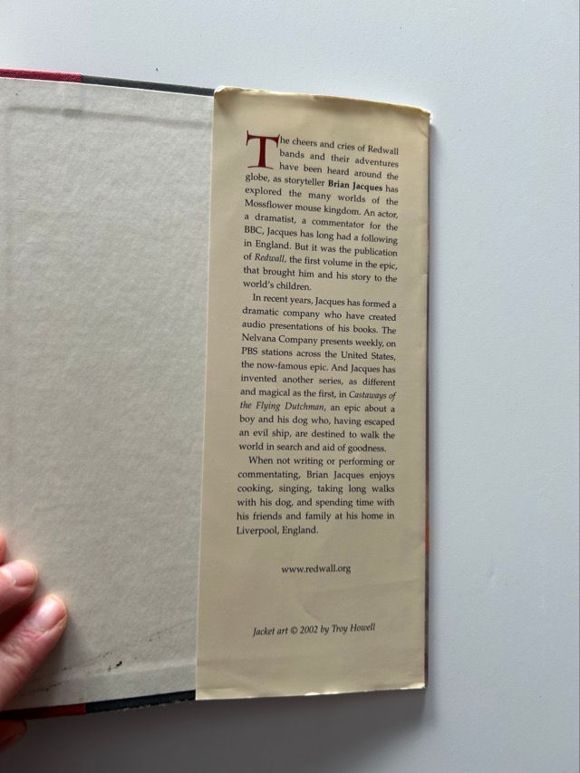 Thumbnail: L7 Triss Brian Jacques Hardcover 