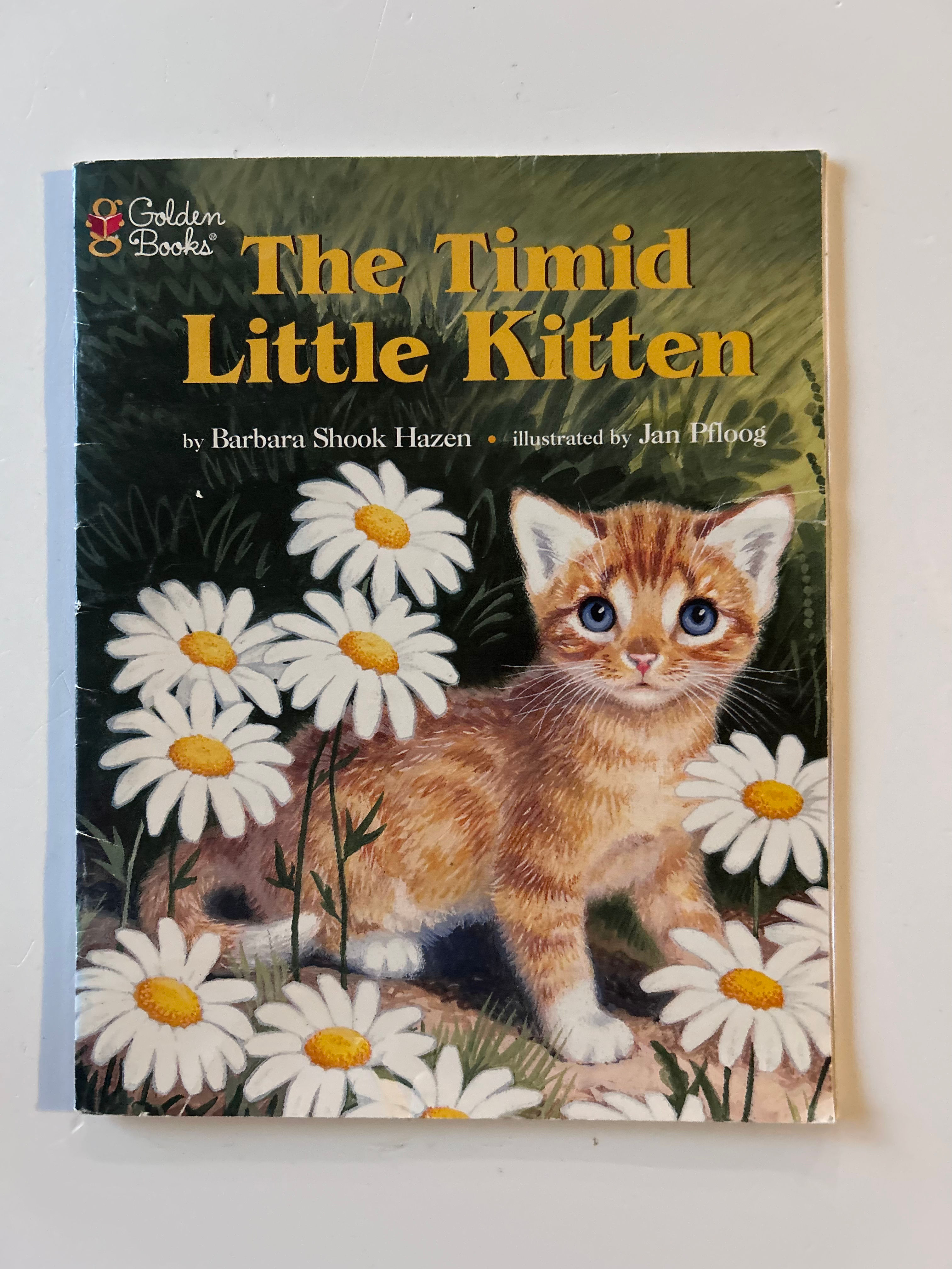 B11 The Timid Little Kitten Golden Book 