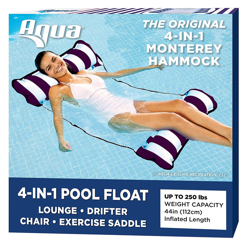 Aqua Original 4-in-1 Monterey Hammock Pool Float & Water Hammock on amazon