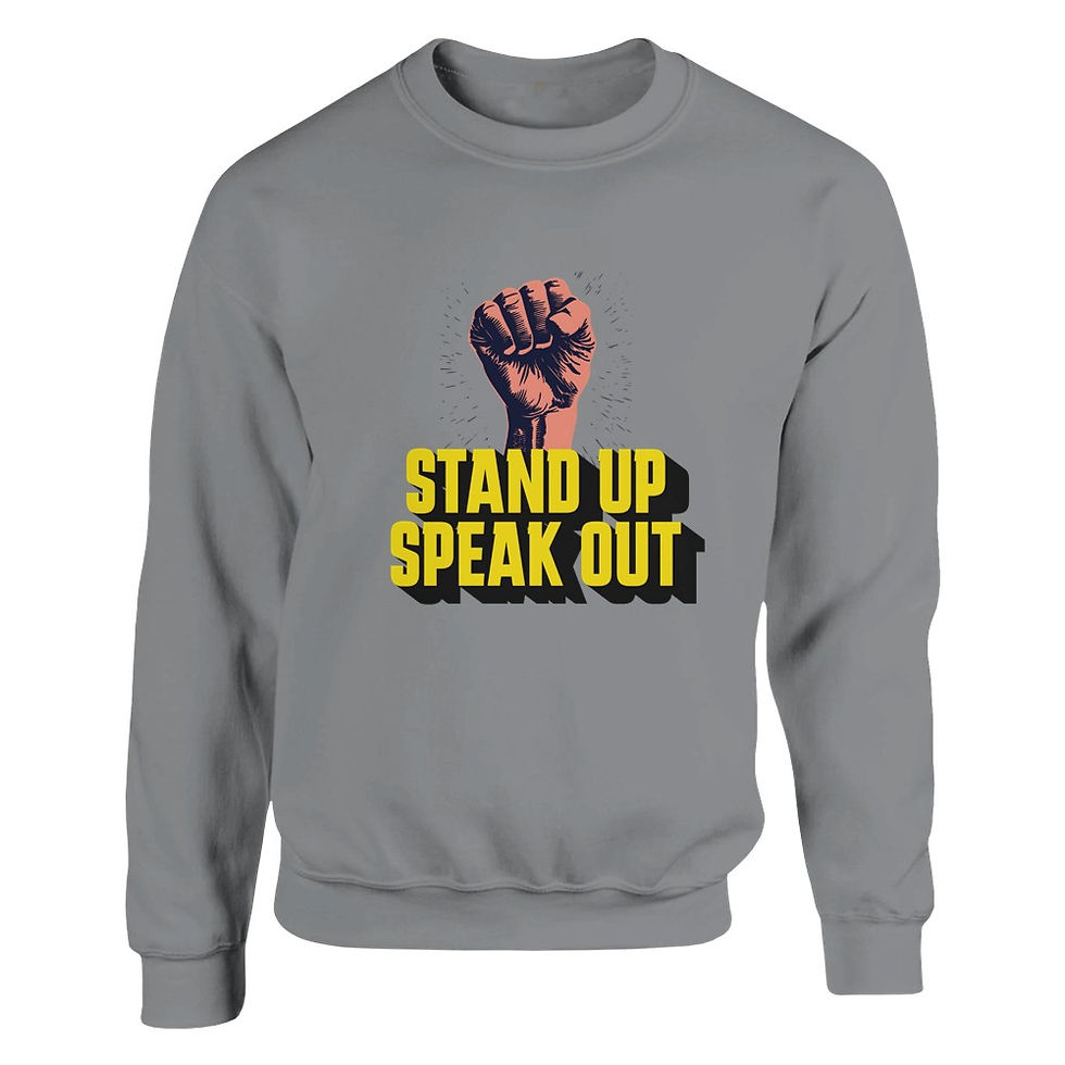 Thumbnail: Stand up - Speak Out Crewneck Sweatshirt