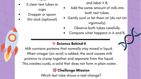 Milk Curdle Test!